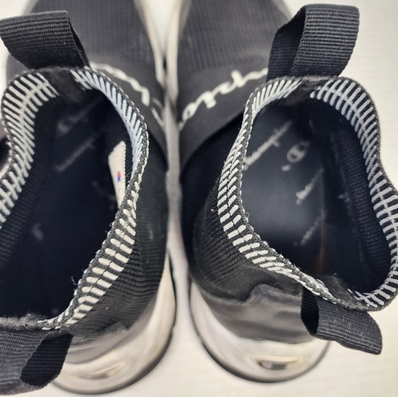 Champion Men's Black Knit Sock Sneakers Slip on Lightweight Athletic Shoe Size 9 - Picture 7 of 9